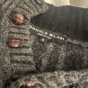 Vintage Italian Daniele Blasi Wool blend Grey Sweater